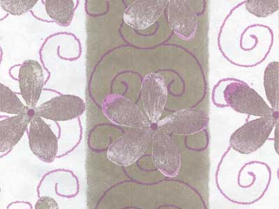 Seidenpapier Blumenpapier Einschlagpapier für Blumen: Clematis