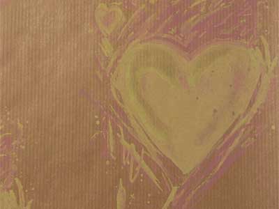 Seidenpapier Blumenpapier Einschlagpapier f&uuml;r Blumen: Graffiti Hearts