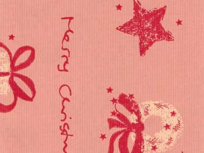 Seidenpapier Blumenpapier Einschlagpapier für Blumen: Classic Natural Christmas