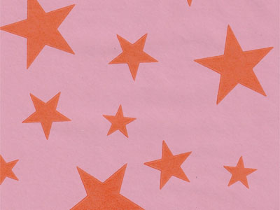 Seidenpapier Blumenpapier Einschlagpapier f&uuml;r Blumen: Candy Stars
